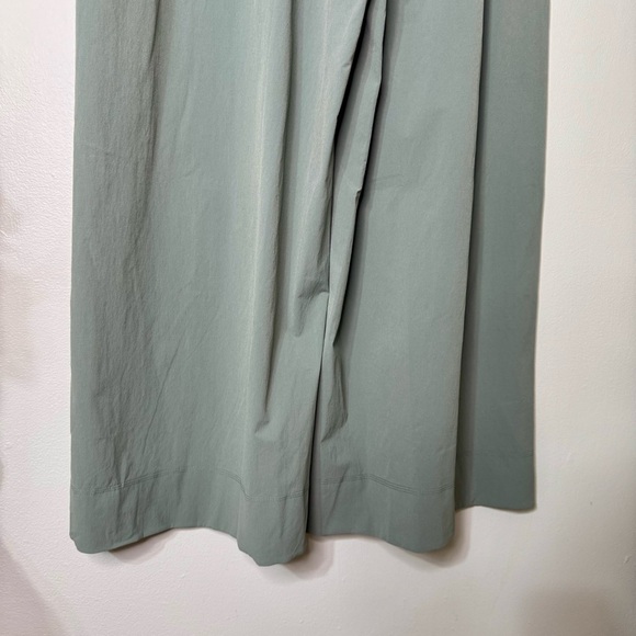 Lululemon Stretch Woven Wide Leg High Rise Crop Grey Eucalyptus Size XL NWT - Picture 11 of 13